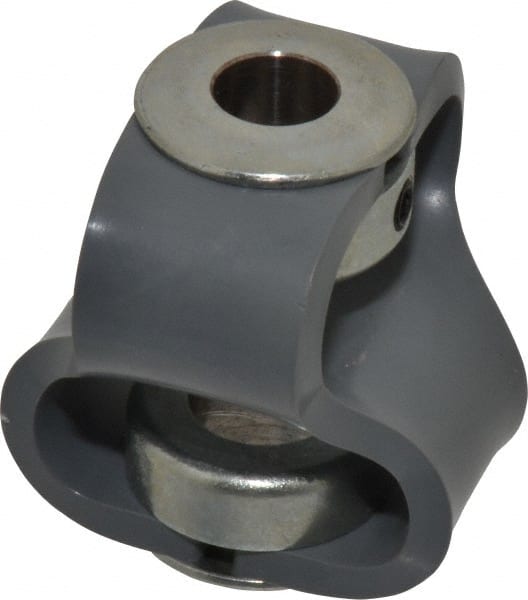Huco - 5/8" Max Bore Diam, Flexible Flex P Double Loop Coupling - 56mm OD, Polyurethane - Exact Tooling