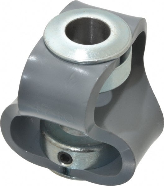 Huco - 5/8" Max Bore Diam, Flexible Flex P Double Loop Coupling - 56mm OD, Polyurethane - Exact Tooling