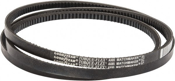 Continental ContiTech - Section AX, 87" Outside Length, V-Belt - Fiber Reinforced Vytracord, Torque-Flex, No. AX85 - Exact Tooling