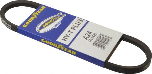 Continental ContiTech - Section A, 26" Outside Length, V-Belt - Wingprene Rubber-Impregnated Fabric, HY-T Matchmaker, No. A24 - Exact Tooling