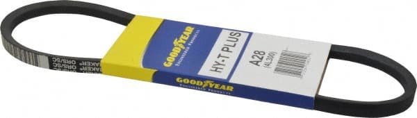 Continental ContiTech - Section A, 30" Outside Length, V-Belt - Wingprene Rubber-Impregnated Fabric, HY-T Matchmaker, No. A28 - Exact Tooling