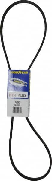 Continental ContiTech - Section A, 59" Outside Length, V-Belt - Wingprene Rubber-Impregnated Fabric, HY-T Matchmaker, No. A57 - Exact Tooling