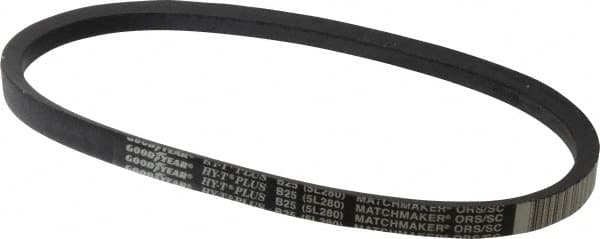 Continental ContiTech - Section B, 28" Outside Length, V-Belt - Wingprene Rubber-Impregnated Fabric, HY-T Matchmaker, No. B25 - Exact Tooling