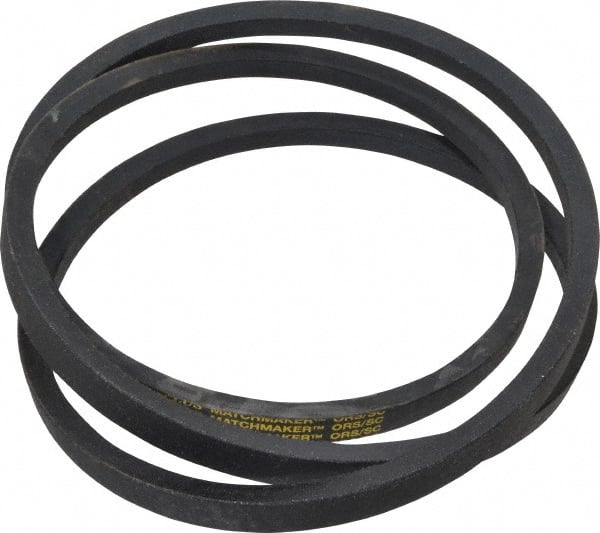 Continental ContiTech - Section B, 84" Outside Length, V-Belt - Wingprene Rubber-Impregnated Fabric, HY-T Matchmaker, No. B81 - Exact Tooling