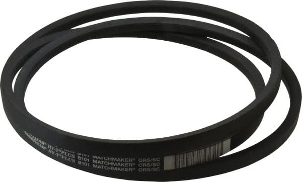 Continental ContiTech - Section B, 104" Outside Length, V-Belt - Wingprene Rubber-Impregnated Fabric, HY-T Matchmaker, No. B101 - Exact Tooling