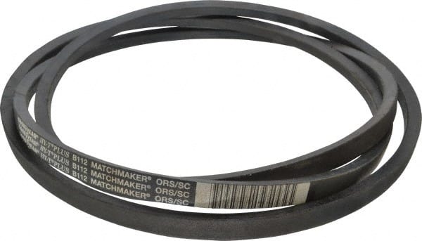 Continental ContiTech - Section B, 115" Outside Length, V-Belt - Wingprene Rubber-Impregnated Fabric, HY-T Matchmaker, No. B112 - Exact Tooling