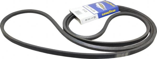 Continental ContiTech - Section B, 131" Outside Length, V-Belt - Wingprene Rubber-Impregnated Fabric, HY-T Matchmaker, No. B128 - Exact Tooling