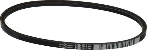 Continental ContiTech - Section 3L, 21" Outside Length, V-Belt - High Traction Rubber, Fractional HP, No. 3L210 - Exact Tooling
