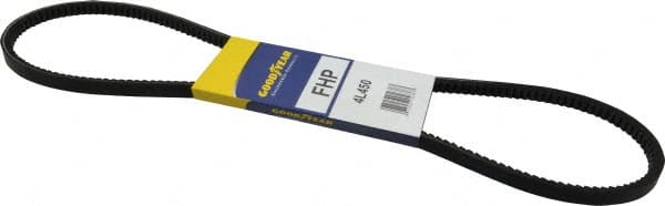 Continental ContiTech - Section 4L, 45" Outside Length, V-Belt - High Traction Rubber, Fractional HP, No. 4L450 - Exact Tooling