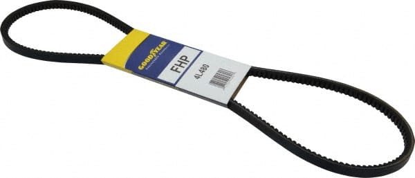 Continental ContiTech - Section 4L, 48" Outside Length, V-Belt - High Traction Rubber, Fractional HP, No. 4L480 - Exact Tooling