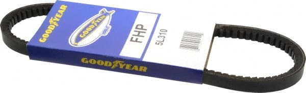 Continental ContiTech - Section 5L, 31" Outside Length, V-Belt - High Traction Rubber, Fractional HP, No. 5L310 - Exact Tooling