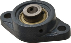 Value Collection - 3-7/8" OALBall Bearing Pillow Block - Cast Iron - Exact Tooling