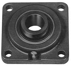 Value Collection - 5-5/8" OALBall Bearing Pillow Block - Cast Iron - Exact Tooling