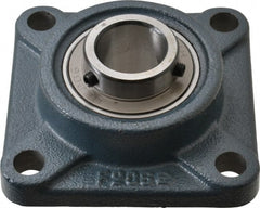 Value Collection - 4-1/4" OALBall Bearing Pillow Block - Cast Iron - Exact Tooling