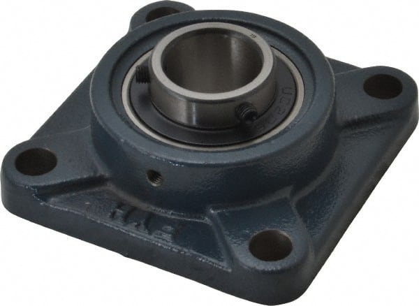 Value Collection - 4-1/4" OALBall Bearing Pillow Block - Cast Iron - Exact Tooling