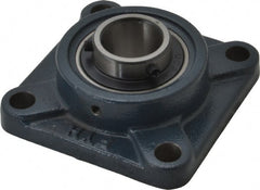 Value Collection - 4-1/4" OALBall Bearing Pillow Block - Cast Iron - Exact Tooling