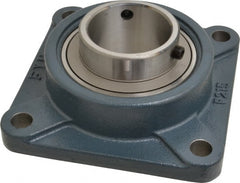 Value Collection - 7-3/4" OALBall Bearing Pillow Block - Cast Iron - Exact Tooling
