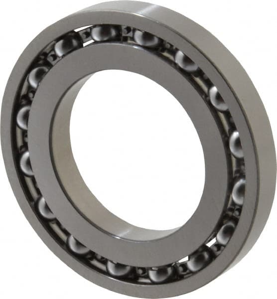SKF - 40mm Bore Diam, 68mm OD, Open Deep Groove Radial Ball Bearing - 9mm Wide, 1 Row, Round Bore, 2,060 Lb Static Capacity, 2,990 Lb Dynamic Capacity - Exact Tooling