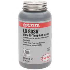 Loctite - 8 oz Brush Top High Temperature Anti-Seize Lubricant - Graphite, 2,000°F - Exact Tooling