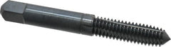 Balax - 4 Flutes, 0.9500 Inch Thread Length, 3/8-16 UNC, Nitride Oxide Coating, High Speed Steel, Cleanout Tap - 2-15/16 Inch Overall Length, 7/16 Inch Square Length, 0.286 Inch Square Size, 0.381 Inch Shank Diameter, Modified Bottoming - Exact Tooling