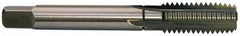 Balax - 4 Flutes, 0.9500 Inch Thread Length, M11x1.50 Metric Coarse, Nitride Oxide Coating, High Speed Steel, Cleanout Tap - 3-5/32 Inch Overall Length, 13/32 Inch Square Length, 0.242 Inch Square Size, 0.323 Inch Shank Diameter, Modified Bottoming - Exact Tooling