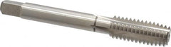 Balax - 4 Flutes, 0.9500 Inch Thread Length, 7/16-14 UNC, Nitride Oxide Coating, High Speed Steel, Cleanout Tap - 3-5/32 Inch Overall Length, 13/32 Inch Square Length, 0.242 Inch Square Size, 0.323 Inch Shank Diameter, Modified Bottoming - Exact Tooling