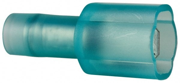 3M - 16 to 14 AWG, Nylon, Fully Insulated, Male Wire Disconnect - 3/16 Inch Wide Tab, Blue, RoHS 2011/65/EU Compliant - Exact Tooling