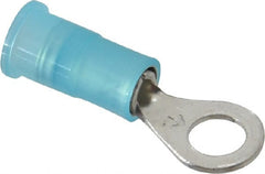 3M - 16-14 AWG Partially Insulated Crimp Connection Circular Ring Terminal - #10 Stud, Copper Contact - Exact Tooling