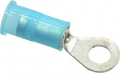 3M - 16-14 AWG Partially Insulated Crimp Connection Circular Ring Terminal - #8 Stud, Copper Contact - Exact Tooling