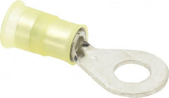 3M - 12-10 AWG Partially Insulated Crimp Connection Circular Ring Terminal - 1/4" Stud, Copper Contact - Exact Tooling