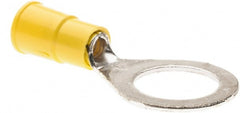 3M - 12-10 AWG Partially Insulated Crimp Connection Circular Ring Terminal - 1/2" Stud, Copper Contact - Exact Tooling