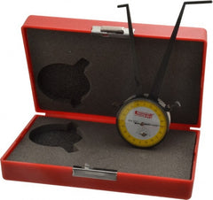 SPI - 2-1/4 to 3-1/4" Inside Dial Caliper Gage - 0.001" Graduation, 0.038mm Accuracy, 3-1/4" Leg Length, Ball Contact Points - Exact Tooling