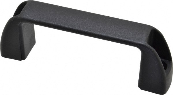 80/20 Inc. - 4.41" Long x 0.83" Wide x 1.42" High, Plastic Door Handle - Plastic, 3.678" Center to Center - Exact Tooling
