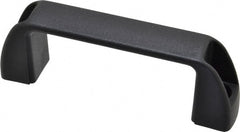 80/20 Inc. - 4.41" Long x 0.83" Wide x 1.42" High, Plastic Door Handle - Plastic, 3.678" Center to Center - Exact Tooling