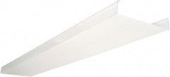 Lithonia Lighting - 8" Wide x 2" High, Clear Lens, Acrylic Fixture Diffuser - Clear (Color) - Exact Tooling