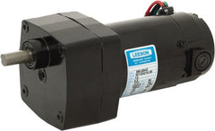 Leeson - 12 Volt, 30 RPM, 60:1 Gear Ratio, Parallel Gearmotor - 30 Frame, 100 Torque, 1/17 hp, TENV Enclosure - Exact Tooling