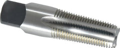 Kennametal - 3/8-18 NPT Thread, 4 Flute Standard Pipe Tap - 2-9/16" OAL, 1-1/16" Thread Length, 0.7" Shank Diam, Bright Finish, High Speed Steel - Exact Tooling