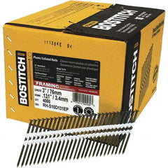 Stanley Bostitch - 11 Gauge 0.131" Shank Diam 3" Long Framing Nails for Power Nailers - Exact Tooling