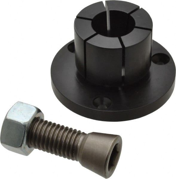 Mitee-Bite - 1.15 to 1.65" Expansion Diam, 10,000 Lb Holding Force, 10-32 Mounting Screw, 5/8-11 Center Screw, Mild Steel ID Expansion Clamps - Exact Tooling