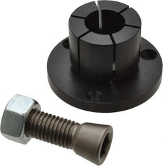 Mitee-Bite - 1.15 to 1.65" Expansion Diam, 10,000 Lb Holding Force, 10-32 Mounting Screw, 5/8-11 Center Screw, Mild Steel ID Expansion Clamps - Exact Tooling