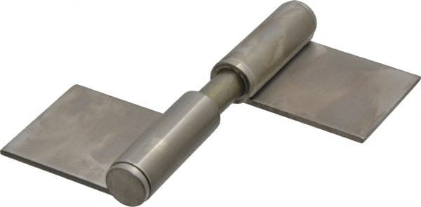 Sugatsune - 4" Long x 2-5/32" Wide x 15/32" Thick, Flag Hinge - Stainless Steel, Satin Finish - Exact Tooling
