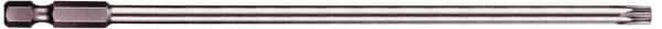 Wiha - T10 Torx Bit - 1/4" Hex Drive, 6" OAL - Exact Tooling