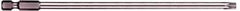 Wiha - T10 Torx Bit - 1/4" Hex Drive, 6" OAL - Exact Tooling