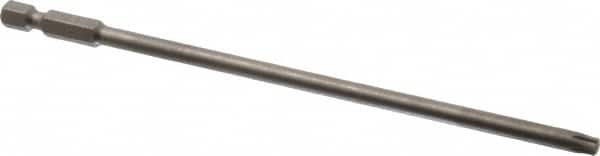 Wiha - T25 Torx Bit - 1/4" Hex Drive, 6" OAL - Exact Tooling