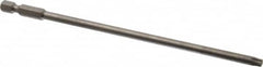 Wiha - T25 Torx Bit - 1/4" Hex Drive, 6" OAL - Exact Tooling