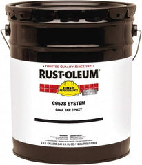 Rust-Oleum - 5 Gal Can Gloss Black Epoxy - 100 to 130 Sq Ft/Gal Coverage, 294 g/L VOC Content - Exact Tooling