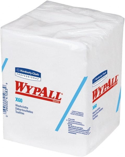 WypAll - 8 Qty 70 Sheet X60 1/4 Fold Shop Towel/Industrial Wipes - Exact Tooling