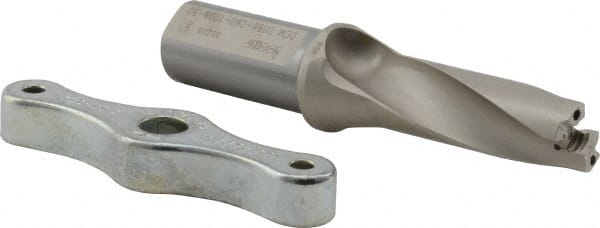 Iscar - 0.866 to 0.901" Diam, 3xD, 2.6" Max Depth, 1" Shank Diam, Replaceable Tip Drill - 22 Seat Size, DCM Toolholder, Series ChamDrill - Exact Tooling