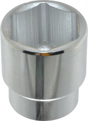 Proto - 1-7/16", 1/2" Drive, Standard Hand Socket - 6 Points, 2-1/8" OAL, Chrome Finish - Exact Tooling