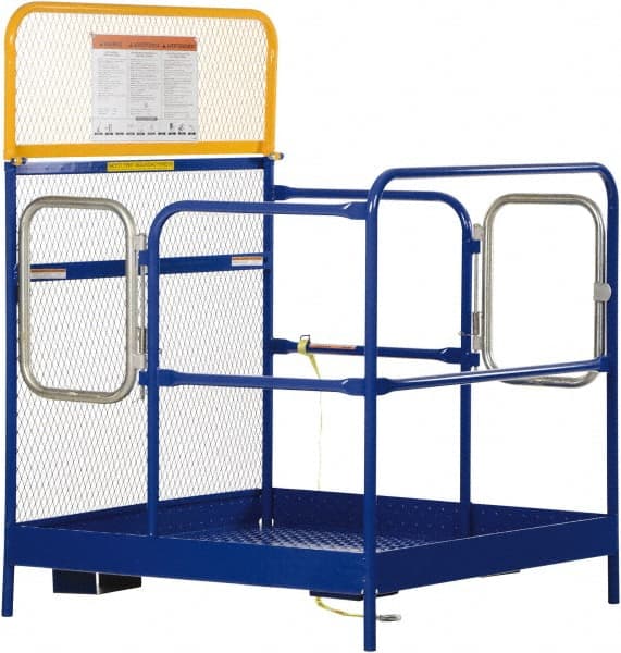 Vestil - 60" Platform - Forklift Work Platform, 1,000 Lb Capacity, 60" Platform Height, 48" Base Width x 48" Base Depth - Exact Tooling
